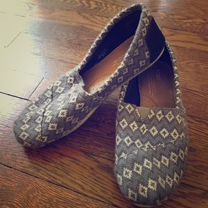 Toms brand slip-on shoes